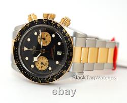 Tudor Black Bay Chrono S&G 79363N Steel Gold Mens Wristwatch