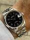 Tudor Black Dial Rolex Prince Date Automatic Steel 72000 Box Papers Unisex Watch