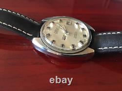VINTAGE 1970's ORIS 6410 DAY DATE 25-JEWEL AUTOMATIC MENS WATCH, 38mm CASE