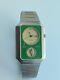 Vintage Dalil Supra Muslim Swiss Made Automatic Green And Silver Watch