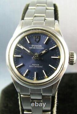 Vintage Rolex Tudor Oyster Princess Stainless Steel Automatic Lady's Watch 1973