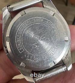 Vintage Seiko 19 Jewels 7006-8040 Automatic Authentic Day/Date Mens Watch