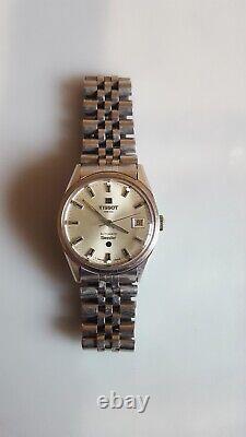 Vintage Swiss Tissot Seastar Automatic Mens Watch With Date Indicator