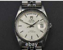 Vintage Tudor Oyster Prince Day Date Automatic Linen dial Rolex 94614