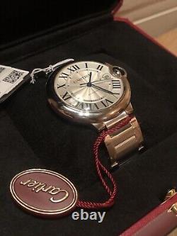 W69012Z4 Cartier Ballon Bleu 42mm Stainless Steel Automatic Watch