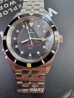 Yema PEARLDIVER 38mm Automatic 200m Divers Watch Full Set, Excellent Condition